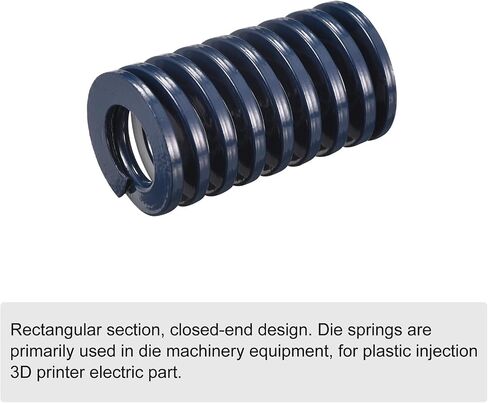 uxcell 3D Printer Die Spring, 25mm OD 40mm Long Spiral Stamping Light Load Compression Mould Die Springs for 3D Printer Electric Part, Blue in Kuwait