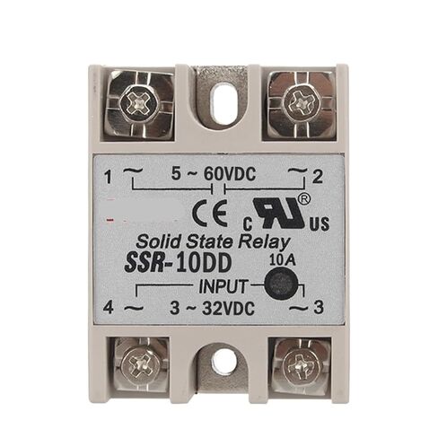 SSR -10DD 25DD 40DD DC CONTROL DC SSR White Shell مرحلة الصلبة المرحلة الصلبة 5 ~ 60VDC إلى 3 ~ 32VDC 1PCS (25DD) in Saudi Arabia