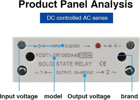 10A 25A 40A 60A 80A 100A Single Phase Slim SSR Solid State Relay with Heat Sink Industrial Relay DIN Rail Mount 1Pcs(AC Control AC,80A) in Saudi Arabia