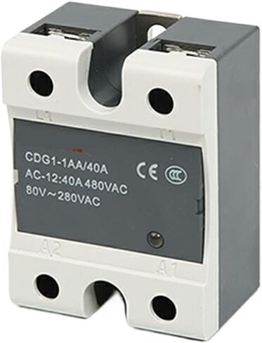 1pc SSR Relay Solid State Relay Single Phase DC Control DC CDG1-1DD 10A 25A 40A 60A 80A SSR-DD(CDG1-1DD 10A) in Saudi Arabia