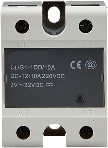 1pc SSR Relay Solid State Relay Single Phase DC Control DC CDG1-1DD 10A 25A 40A 60A 80A SSR-DD(CDG1-1DD 10A) in Saudi Arabia