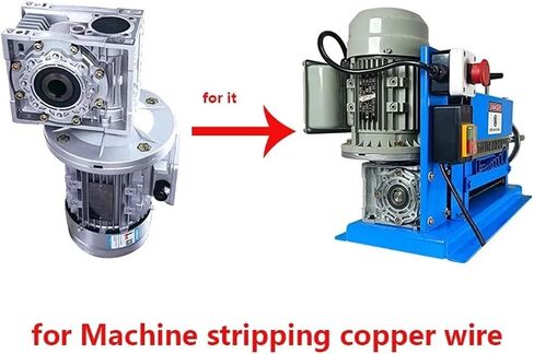 asynchronous motor 0.18KW Vertical Aluminum Shell All Copper Asynchronous Motor with RV030/RV040 Gearbox for Wire Stripper Peeler Single phase 220V(140RPM,RV030) in Saudi Arabia