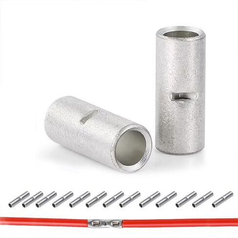 100 PCS KIT NONSOTINT BUTT CONCTORS ، AWG 26-22 FERRULES الأسلاك ، موصلات الأسلاك الكهربائية CRIMP FERRULE TERMINALS KIT-BN0.5 in Kuwait
