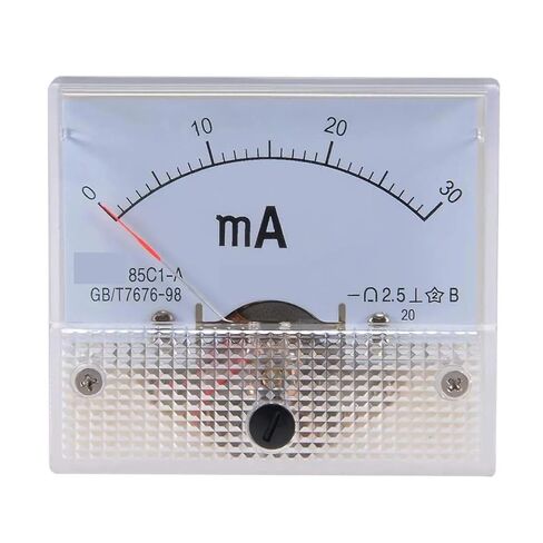 85C1 مقياس التيار التناظرية متر مكعب 0-30MA 100MA 300MA 500MA للاختبار الدائرة 1PCS (DC0-3A) in Saudi Arabia