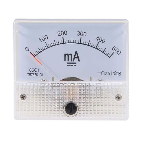 85C1 مقياس التيار التناظرية متر مكعب 0-30MA 100MA 300MA 500MA للاختبار الدائرة 1PCS (DC0-3A) in Saudi Arabia