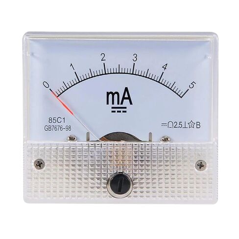 85C1 مقياس التيار التناظرية متر مكعب 0-30MA 100MA 300MA 500MA للاختبار الدائرة 1PCS (DC0-3A) in Saudi Arabia