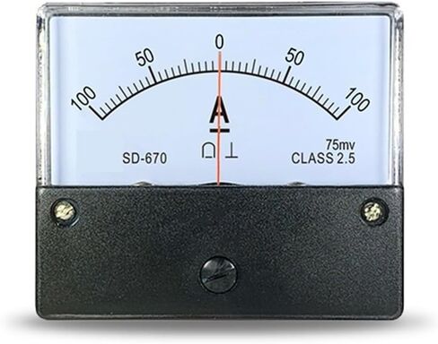 SD670 75 mv Plus or Minus 10 a15a20a30a50a75a100a150a400a Pointer dc Ammeter 1Pcs(DC -500A to 500A) in Saudi Arabia