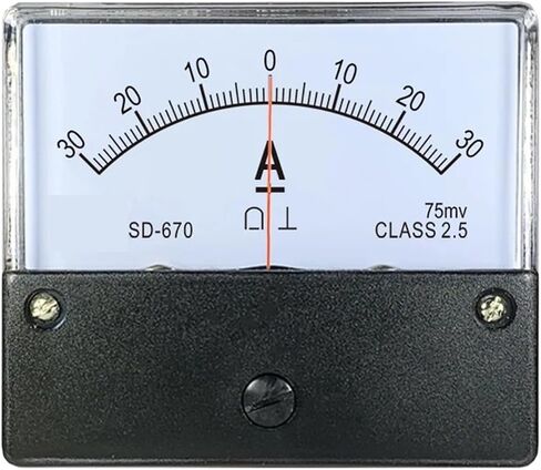 SD670 75 mv Plus or Minus 10 a15a20a30a50a75a100a150a400a Pointer dc Ammeter 1Pcs(DC -500A to 500A) in Saudi Arabia