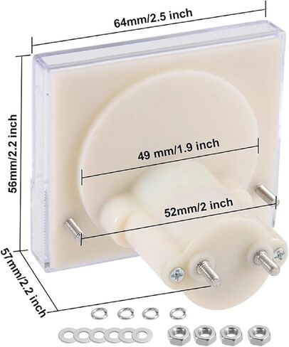 85C1 DC Voltmeter Bidirectional Positive and Negative 5V 10V 20V 30V 50V Analog Panel Voltage Gauge Volt 1Pcs(DC100V) in Saudi Arabia