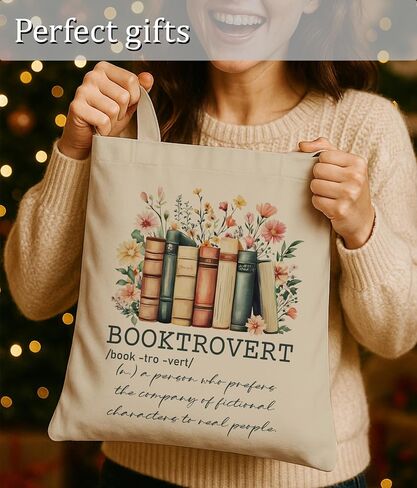 Book Lovers Gifts Tote Bag for Women, Bookish Gifts Tote Bag for Readers Librarian in Kuwait