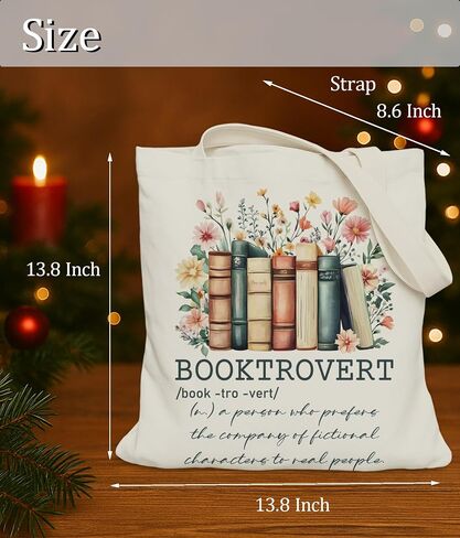 Book Lovers Gifts Tote Bag for Women, Bookish Gifts Tote Bag for Readers Librarian in Kuwait