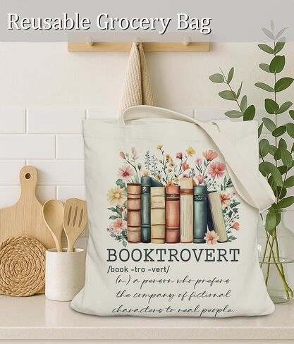 Book Lovers Gifts Tote Bag for Women, Bookish Gifts Tote Bag for Readers Librarian in Kuwait