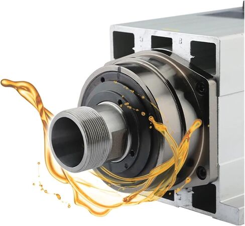7.5KW Spindle Motor air-Cooled 4 Bearings 7500W Square with Flange 18000rpm ER32(7.5KW 380V) in Saudi Arabia
