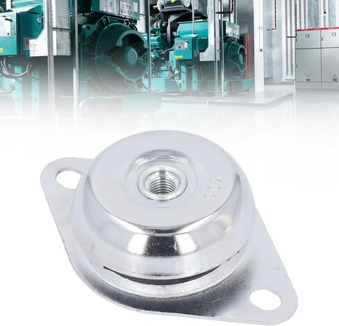 Yunseity Generator Anti Vibration Pad, 500KG Weight Bearing Generator Rubber Shock Absorption Mounts, Vibration Dampener for M16 Bolt Machinery, Enhanced Stability in Saudi Arabia