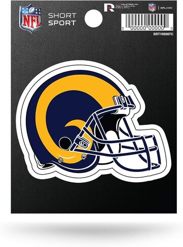 Rico Industries NFL unisex-adult Die Cut Team Logo Short Sport Sticker in Saudi Arabia