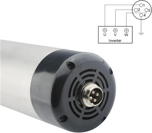 1.5KW 220V 380V AC CNC spindle ER11 chuck 24000rpm Φ80mm(1.5kw ER11 380V) in Saudi Arabia