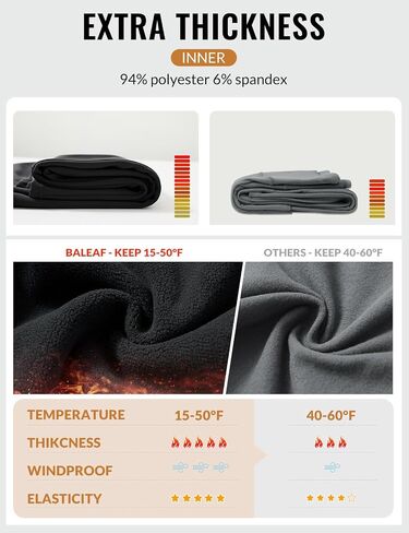 beleaf Women's Travel Pants Fleece Lined High Waisted Golf Pants Winter Warm Thermal Water Resistant Athletic Work Casual in Saudi Arabia