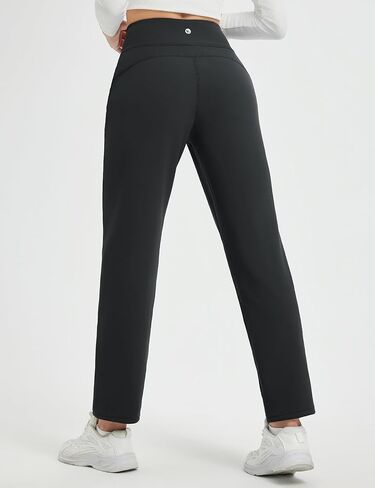 beleaf Women's Travel Pants Fleece Lined High Waisted Golf Pants Winter Warm Thermal Water Resistant Athletic Work Casual in Saudi Arabia