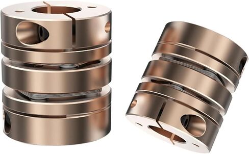 LD2-B-D82L98 CNC Industrial Disc Coupling D82L98mm High Precision Flex Disk Type Aluminum Coupler 8mm to 22mm 1Pcs(21X21) in Saudi Arabia