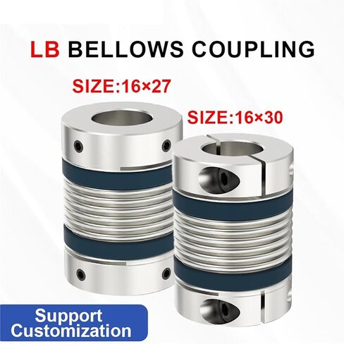 LB-B-D16L30 LB-D-D16L27 3MM إلى 8 مم من مقرنات عمود سبيكة الألومنيوم من 8 مم. in Saudi Arabia