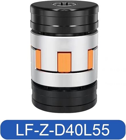 LF-Z-D40L55 High Torque Roass Adjupler 4 Jaw Locking Assembly اقتران البرقوق المرن للمحركات الخشبية 1PCs (LF-Z-D40L55 14mm) in Saudi Arabia