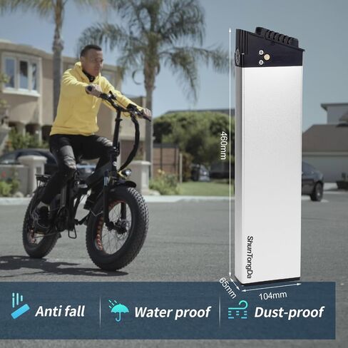 48V 10.4ah طي بطارية Ebike 48 فولت ليثيوم أيون بنيت في حزمة بطاريات الدراجة الكهربائية مع شاحن الدراجة الإلكترونية BMS 30A لـ 500W 750W محرك قابلة للطي للدراجة in Saudi Arabia