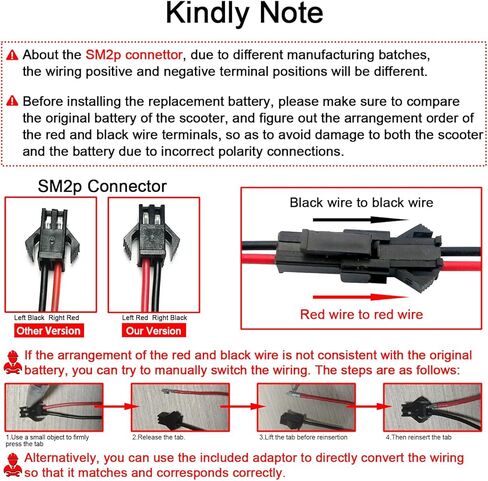 36v 8000mah استبدال بطارية سكوتر الكهربائية للركاب Phantomgogo R1 Scooter ، 36v 288wh حزمة بطارية الليثيوم in Kuwait