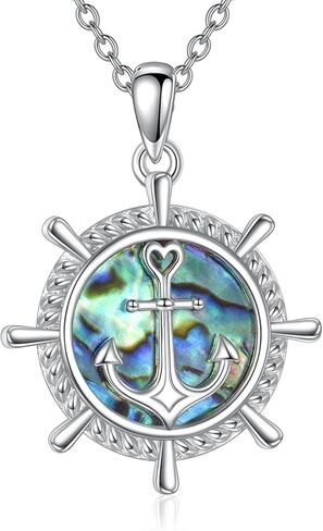 Sailboat Necklace Sterling Silver Sail Boat Pendant Nautical Jewelry Sailing Gifts for Women Men in Saudi Arabia