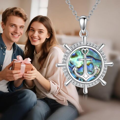 Sailboat Necklace Sterling Silver Sail Boat Pendant Nautical Jewelry Sailing Gifts for Women Men in Saudi Arabia