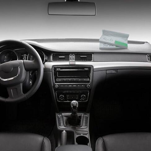 Car Tissue Refills, 300 Sheets 6 Bags Travel Size Handbag Tissues, Facial Napkins Fit for Car Visor Tissue Holder, Cylinder or Box Round Container in Saudi Arabia