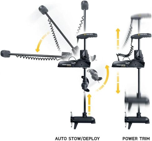 Minn Kota Ulterra Freshwater Electric-steer Bow-Mount Trolling Motor with MEGA Down Imaging &i-Pilot Link GPS, 80 lbs Thrust in Saudi Arabia