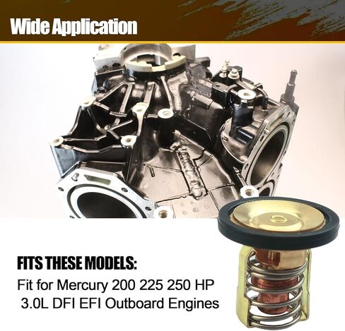 18-3535 18-3675 Outboard Thermostat Fit for Mercury Mariner 200 225 250 HP 3.0L DFI EFI Motors Replace 885599003 885599004 8855991 8M0057307 in Saudi Arabia