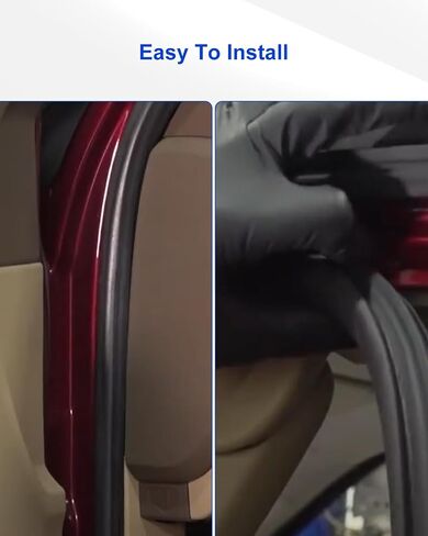 SEAL Weatherstrip Seal LH/RH ملاءمة لـ Chevy Silverado GMC Sierra 1500 2500HD 3500HD CREW CAB CAB CARMANT CAB 2007-2014 ، استبدل 22766400 G3161 in Saudi Arabia