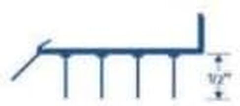 Universal Wood Door Bottom Sweep (2 1/4" x 48", Brown) in Kuwait