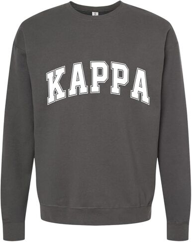 Kappa Kappa Gamma Sweatshirt - Fleece Crewneck Sweatshirt, With Varsity Greek Letters Design in Saudi Arabia