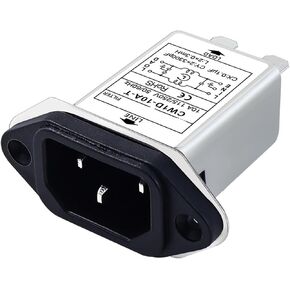 IEC Socket Power Filter CW1D-3A6A10A-T Anti-Interference AC Audio Amplifier car 220V(Cw1d-6a-twideedge) in Saudi Arabia