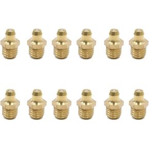12pcs Pack M10 x 1.5 Thread Brass Rittle Ripple Nipple Fitting for Car in Kuwait
