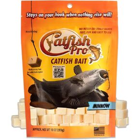 Catfish Pro Pork Catfish Bait - 10oz Bag with 80pcs | Irresistible Scent for Catfish | Mess-Free, Stays On Your Hook When Nothing Else Will | Great for Rod, Reel, Trotline, Jugs & Yoyos Fishing in Kuwait