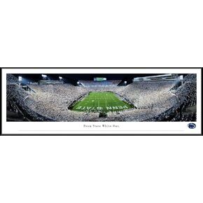 Penn State Football, End Zone (2021 White Out) - Unframed 40 x 13.5 Poster by Blakeway Panoramas in Kuwait