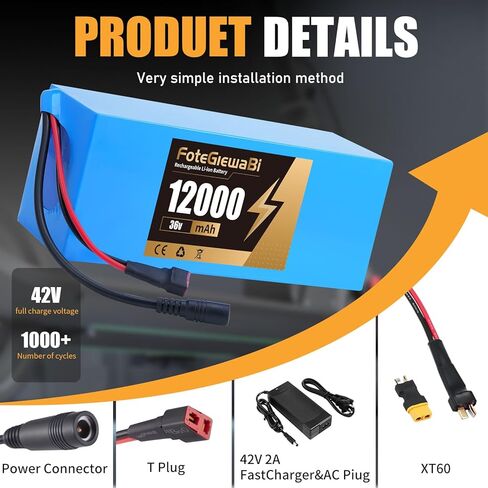 36V Lithium ion ebike بطارية 10AH ، 36 فولت للدراجة الكهربائية ، محرك الدراجات الكهربائية مع شاحن ، من 200 واط - 500 واط in Kuwait