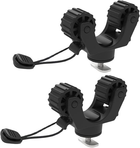 Kayak Paddle Holder, Kayak Fishing Net Holder, Kayak Accessories、Kayak Fishing Poles Holder, Kayak Track Mount Accessories for Fishing Kayak, CanoePaddle Board(2PCS) in Saudi Arabia
