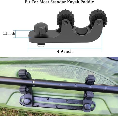 Kayak Paddle Holder, Kayak Fishing Net Holder, Kayak Accessories、Kayak Fishing Poles Holder, Kayak Track Mount Accessories for Fishing Kayak, CanoePaddle Board(2PCS) in Saudi Arabia