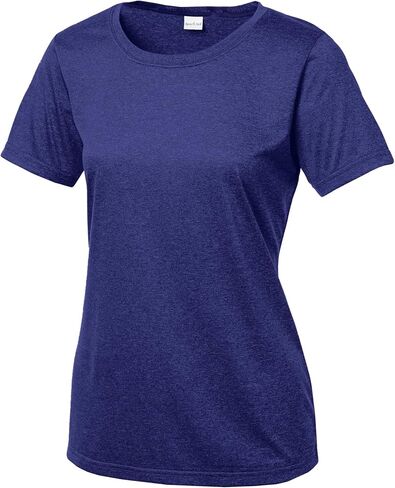 SPORT-TEK Women's Heather Contender Scoop Neck Tee in Saudi Arabia