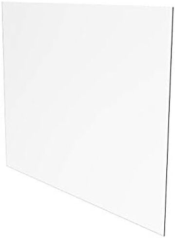 FixtureDisplays® 22x28" Clear Transparent Acyrlic Plexiglass Lucite 1/8" (3mm) Thickness Sneeze Shield DIY Panel 10076-22 * 28"-NF in Saudi Arabia