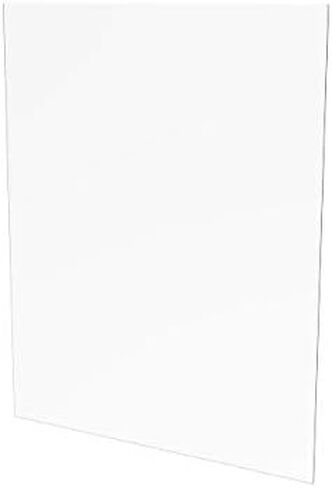 FixtureDisplays® 22x28" Clear Transparent Acyrlic Plexiglass Lucite 1/8" (3mm) Thickness Sneeze Shield DIY Panel 10076-22 * 28"-NF in Saudi Arabia