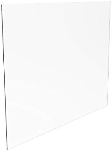 FixtureDisplays® 22x28" Clear Transparent Acyrlic Plexiglass Lucite 1/8" (3mm) Thickness Sneeze Shield DIY Panel 10076-22 * 28"-NF in Saudi Arabia