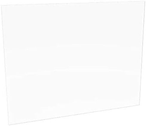 FixtureDisplays® 22x28" Clear Transparent Acyrlic Plexiglass Lucite 1/8" (3mm) Thickness Sneeze Shield DIY Panel 10076-22 * 28"-NF in Saudi Arabia