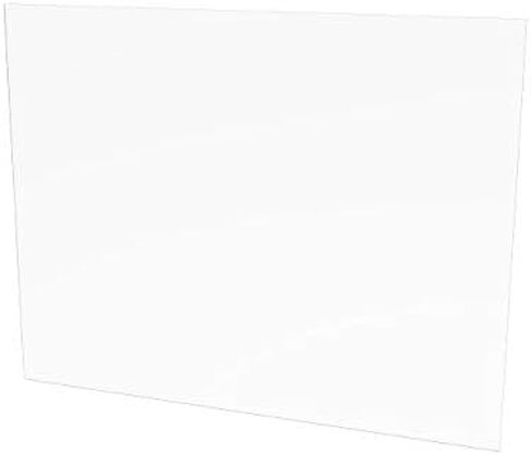 FixtureDisplays® 22x28" Clear Transparent Acyrlic Plexiglass Lucite 1/8" (3mm) Thickness Sneeze Shield DIY Panel 10076-22 * 28"-NF in Saudi Arabia