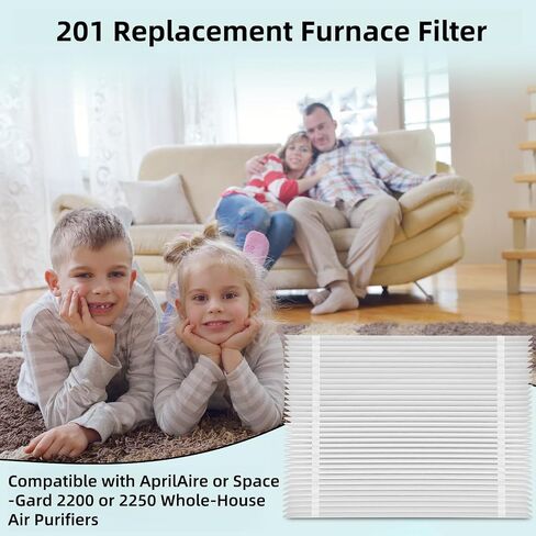 2-Pack 201 Replacement Filter Compatible with Aprilaire 2200, 2250 Whole-House Air Purifier or Space-Gard 2200, MERV-10 Furnace Filter, 20x25x6 Air Filter in Saudi Arabia