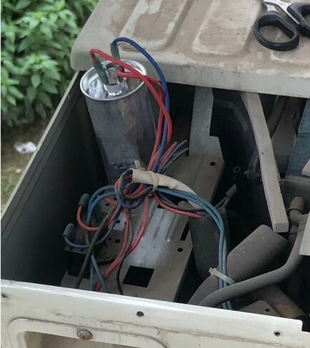 35/5uF ±6% MFD 370/440V AC Capacitor, Dual Run Round Capacitor Replacement, for AC Unit Fan Motor Start or Heat Pump or Condenser Straight Cool (35/5 uF) in Saudi Arabia